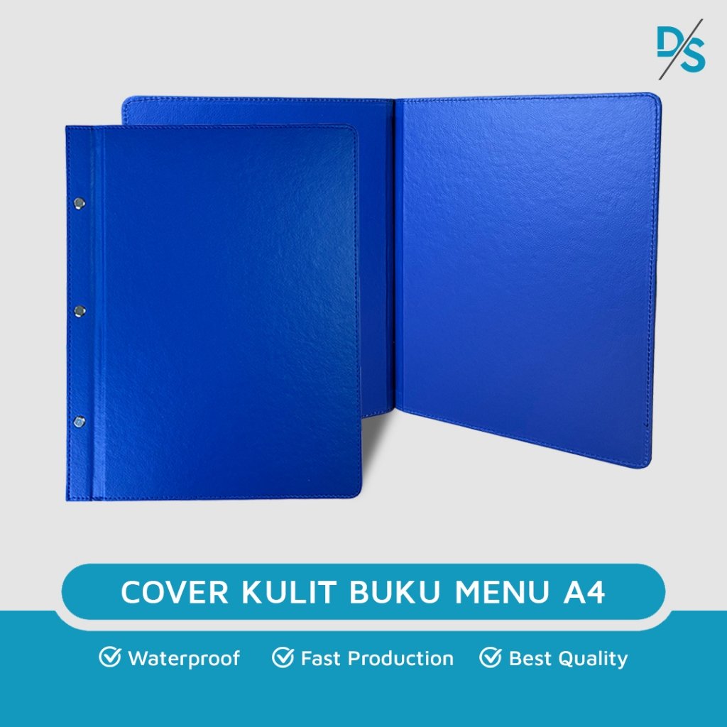Cover Kulit Buku Menu Premium