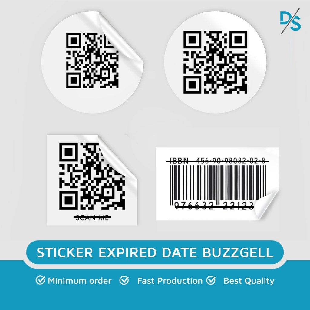 Sticker Label Produk Elektronik Barcode