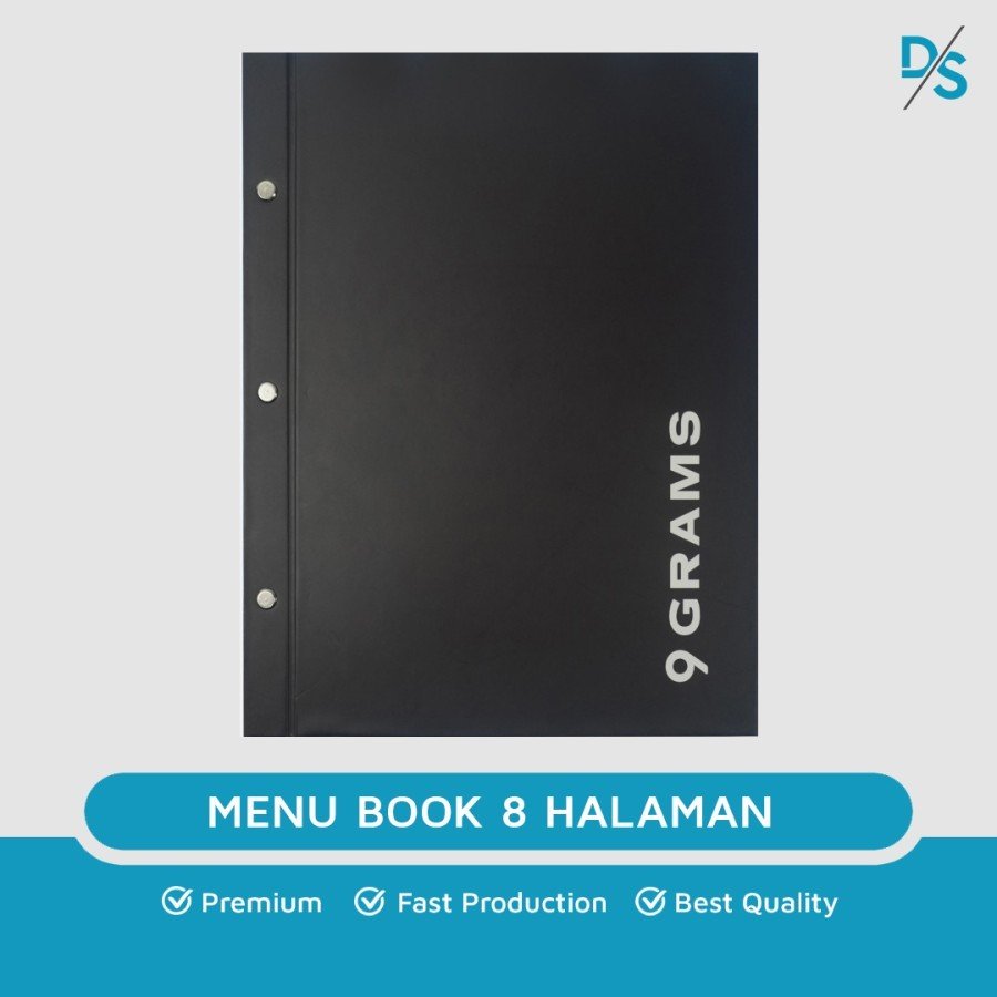 Cetak Buku Menu Hardcover Ukuran A4 Resto